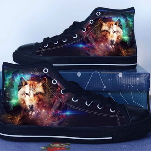 Chaqlin Galaxy Wolf Running Shoes - Lightweight Mesh Sneakers For Men & Women, Trail & Casual Wear