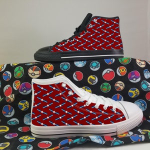 The Captain Shoes,  Captain America Converse Style Shoes, Steve Rogers Gift Idea, Women&#39;s Men&#39;s High Top Sneakers