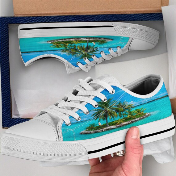 Tropical Hawaii Shoes, Tropical Hawaii Converse Style Shoes