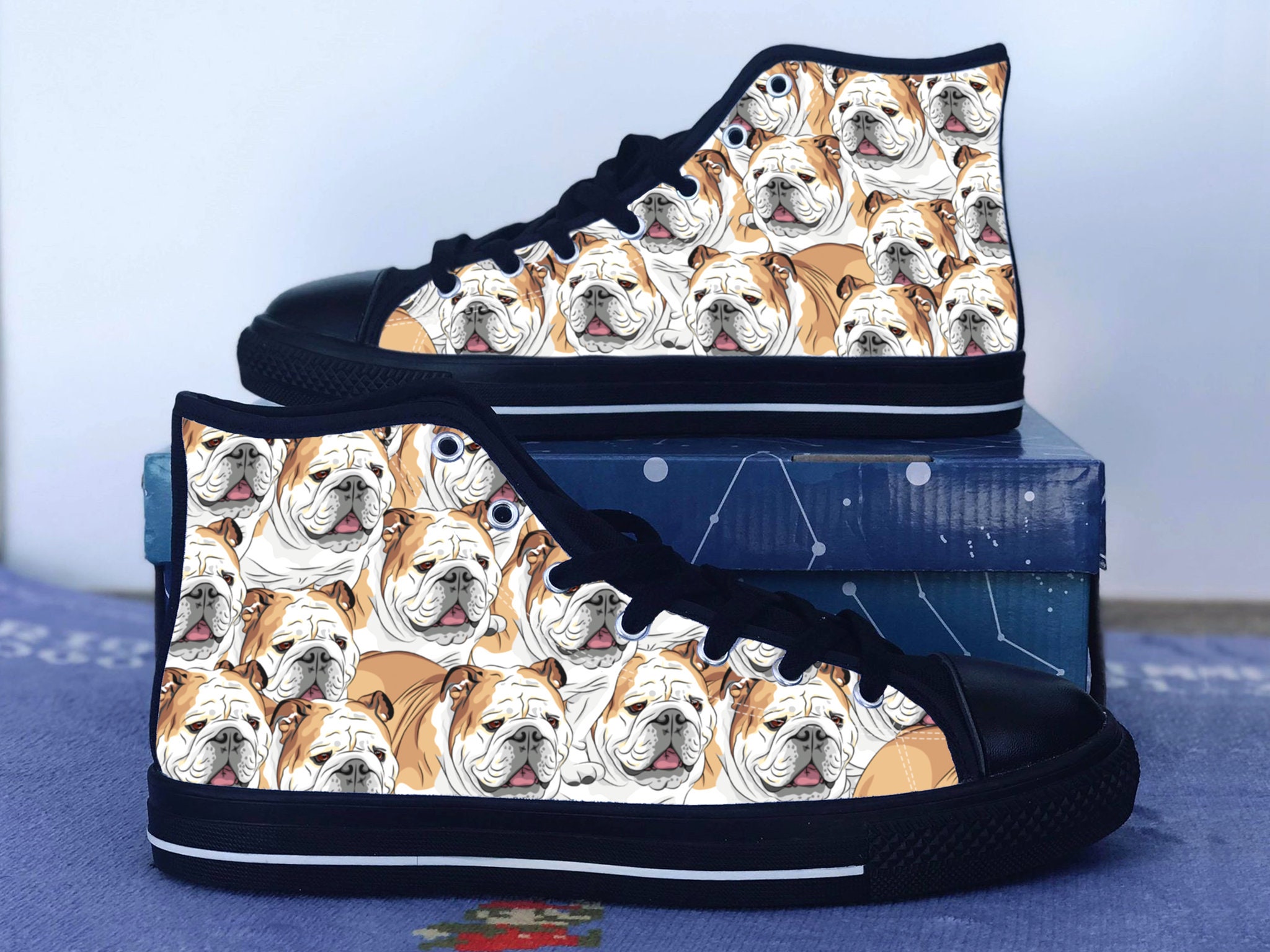English Bulldog Shoes English Bulldog Converse Style Shoes - Etsy English Bulldog Shoes English Bulldog Converse Style Shoes - Etsy