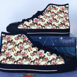 Cane Corso Shoes, Cane Corso Converse Style Shoes, Dog Lover Gift Idea, Women&#39;s Men&#39;s High Top Sneakers