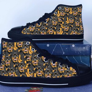 Rottweiler Shoes, Rottweiler Metzgerhund Converse Style Shoes, Dog Lover Gift Idea, Women's Men's High Top Sneakers