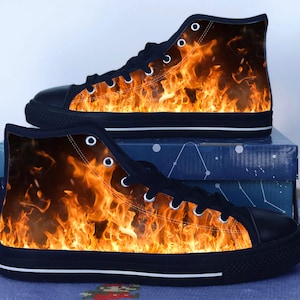 Flame vans etsy sale