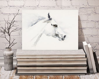 Horse Print from my original watercolour painting. Art directly from the artist, giclee quality, limited edition of 100.