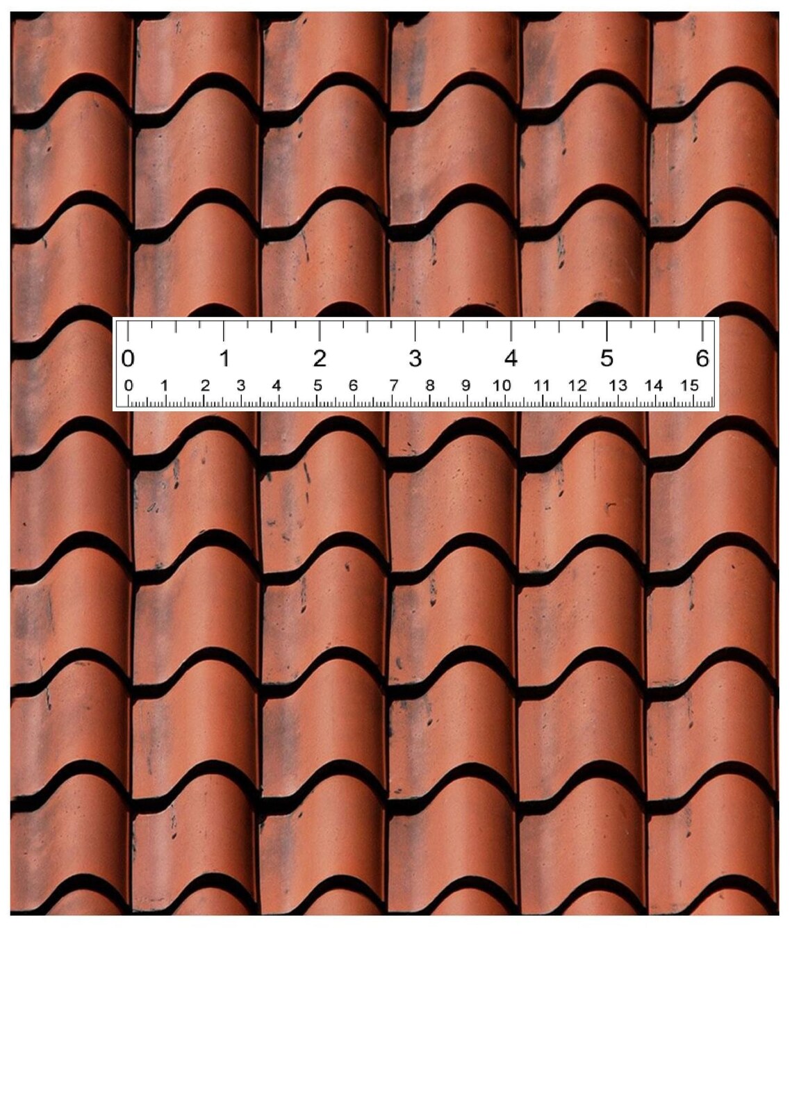 Dolls House Roofing Wallpapers 6th 12th 18th 24th Scale Miniature ...