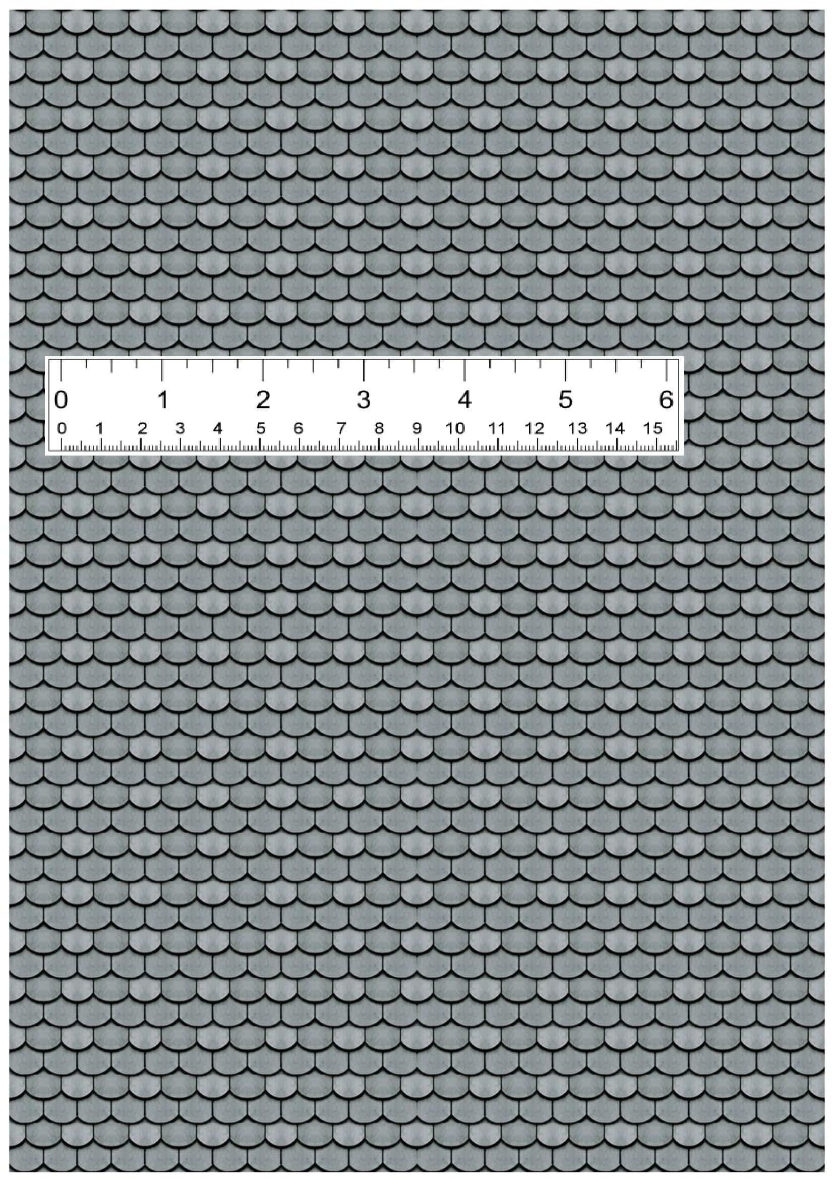 Dollhouse Shingles Roofing Printable Sheet 12th 18th 24th Scale ...