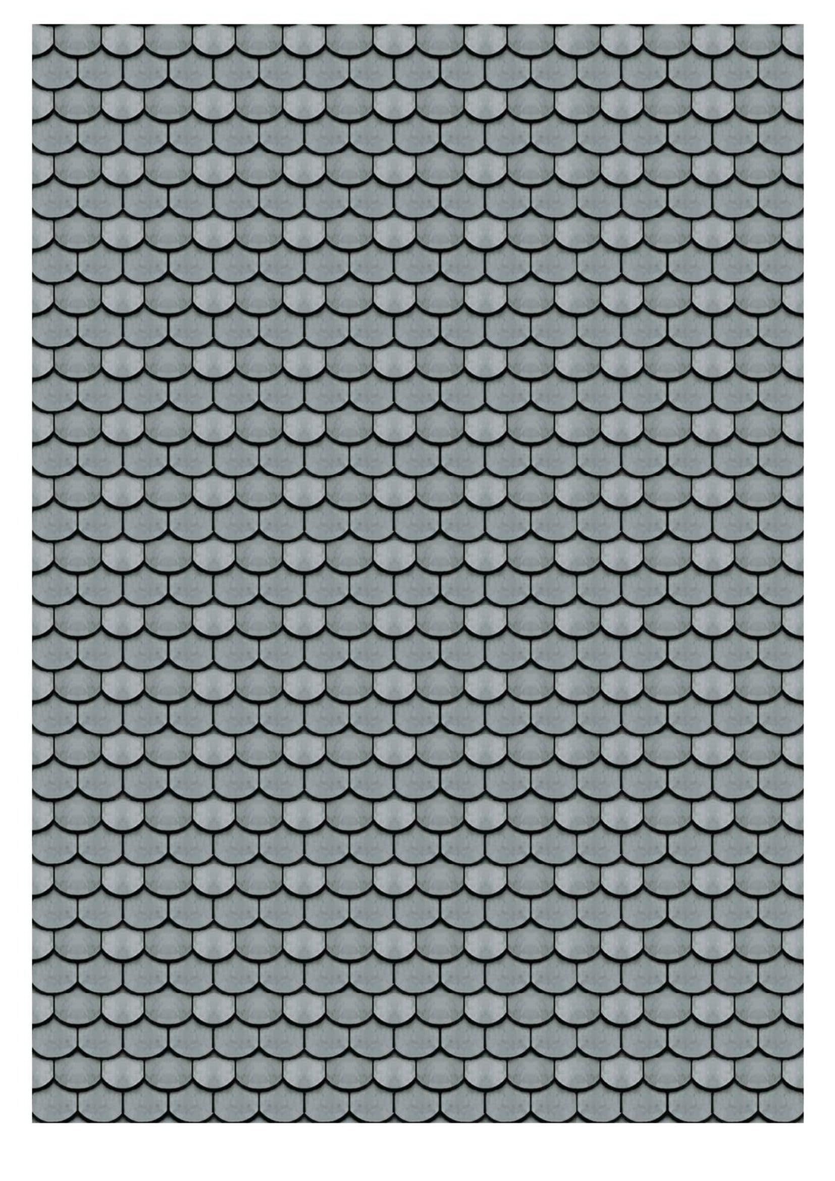 Dollhouse Shingles Roofing Printable Sheet 12th 18th 24th Scale ...