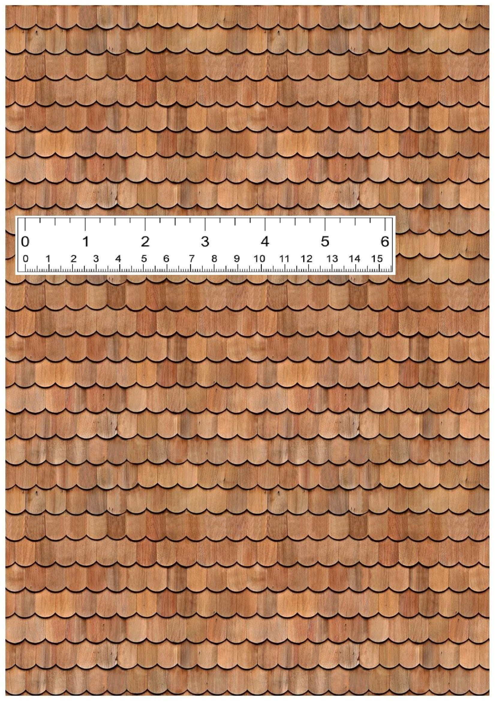 Dollhouse Wood Siding Wallpaper 12th 18th 24th 36th 48th Scale ...