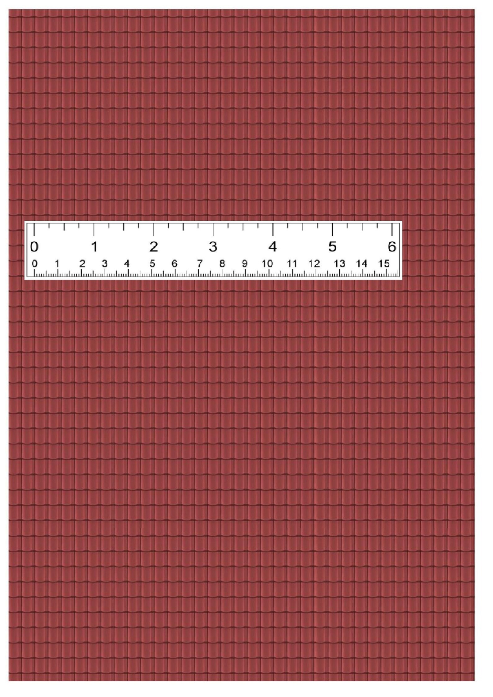 Miniature Red Metal Roofing Seamless Printable Dollhouse 6th 12th 24th ...
