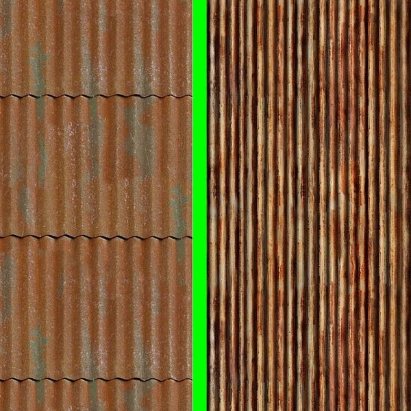 Miniature Corrugated Metal Sheets - Etsy