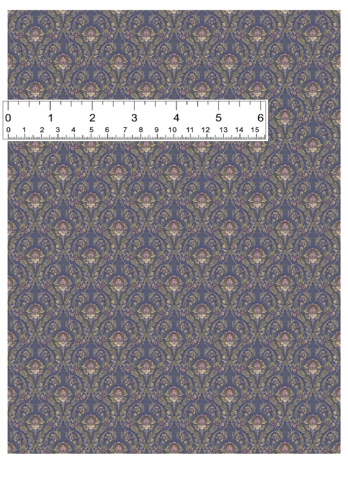 1/6 1/12 1800s Matte Vintage Old Victorian Floral Pattern - Etsy