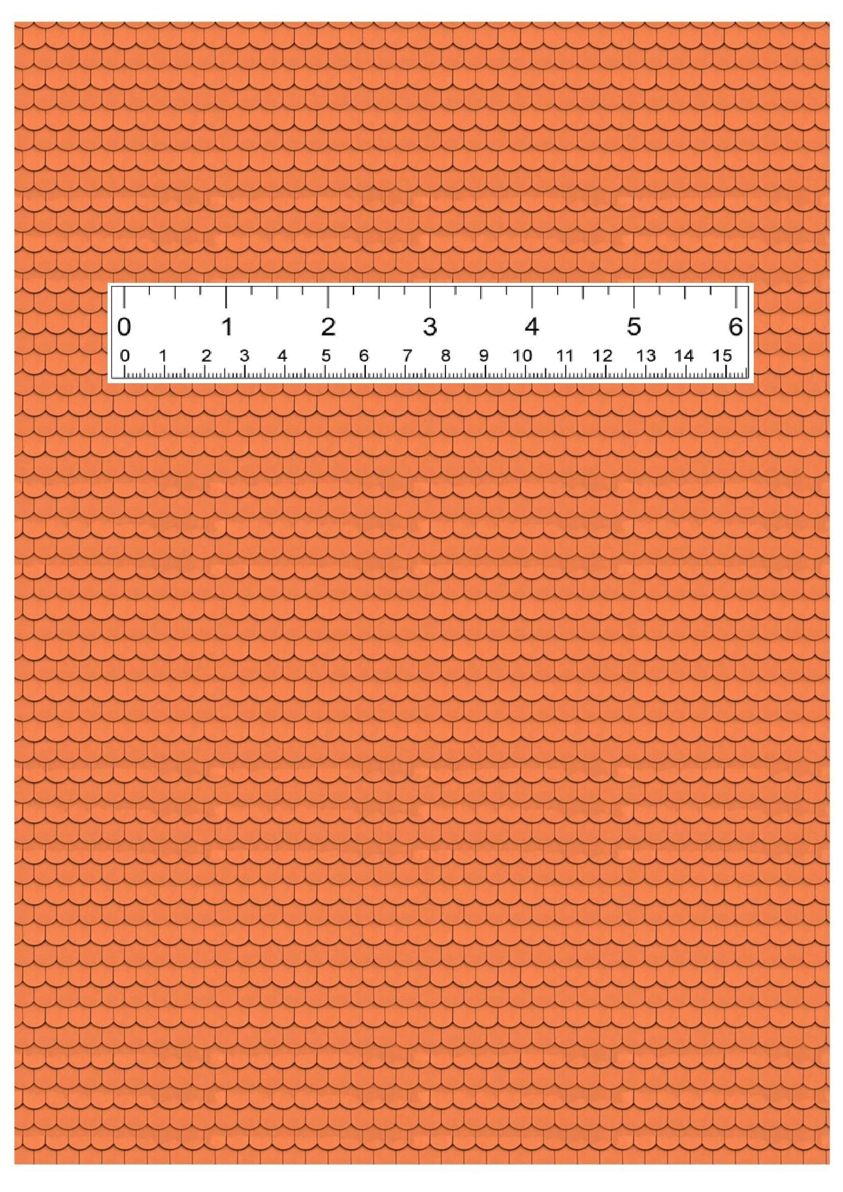 Dollhouse Shingles Roofing Printable Sheet 12th 24th 48th Scale ...