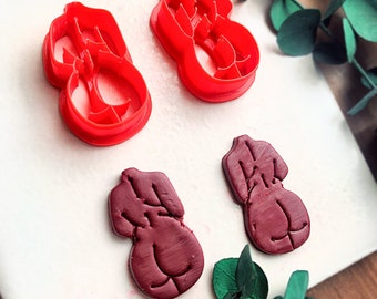 Curvy Babe Naked Booty Embossed Sharp Clay Cutter
