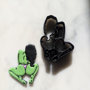 Single Piece Beauty Artistic Body Embossed Sharp Clay Cutter
