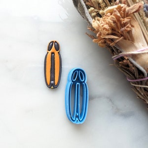 Small Lightning Bug Firefly Sharp Embossed Earring Clay Cutter