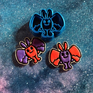 Moth Man Stud Mothman Embossed Sharp Clay Cutters