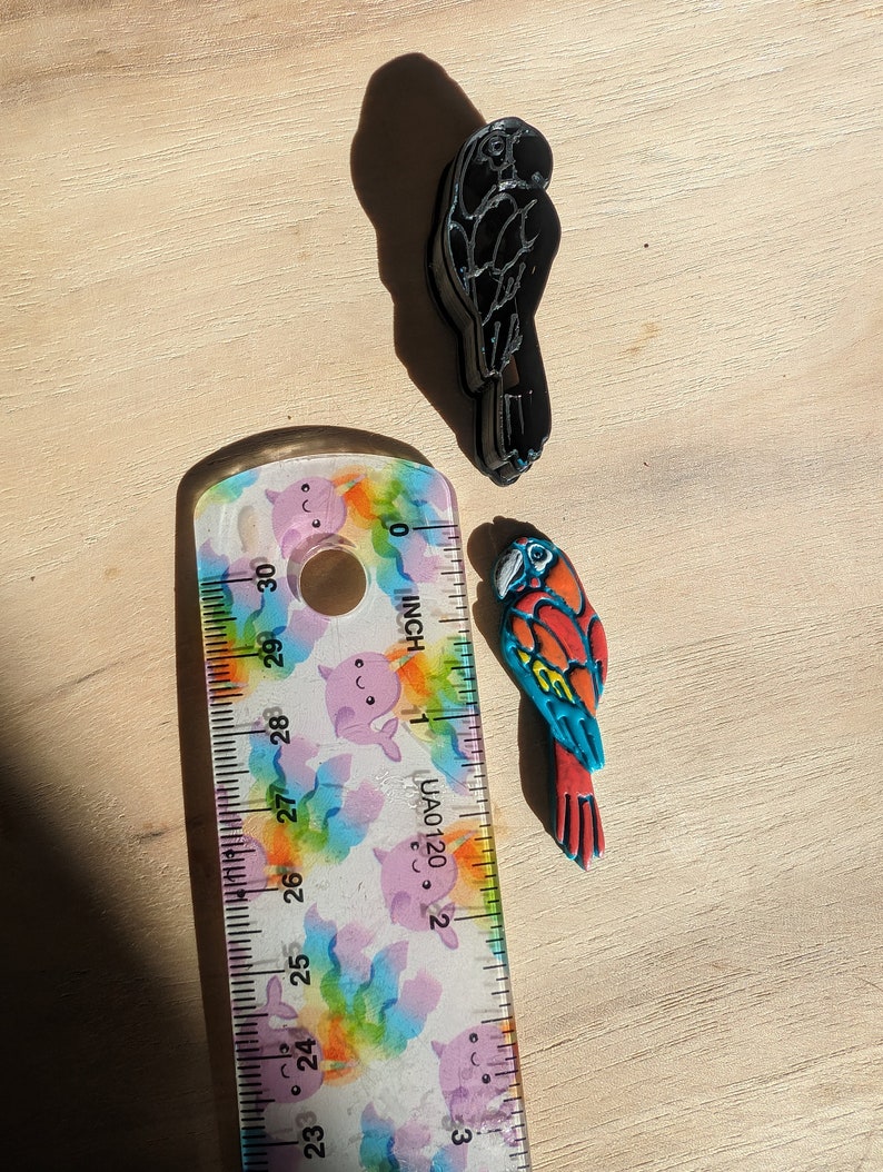 Parrot Ruler Parrot Macaw Bird Resting Sharp Clay Cutter - Etsy
