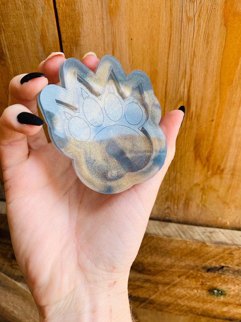 2.5 Self Defense Kitty Cat Claw Paw Keychain Mold Etsy