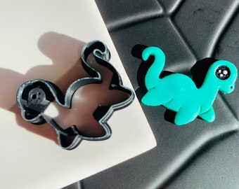 Sparkle Eye Nessie the Loch Ness Monster Sharp Clay Cutter