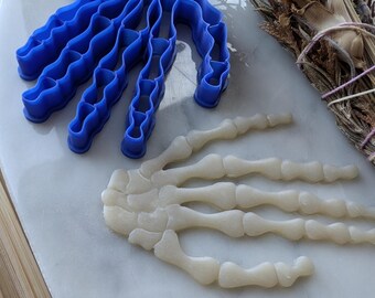 Extra Large Skeletal Boney Hand Sharp Clay Cutter