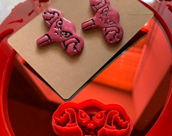 Angry Uterus by Sonch’s Curiosities Embossed Sharp Clay Cutter