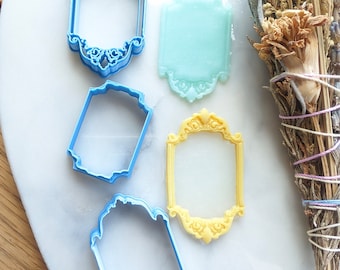 Filigree Rectangle Frame 3 Piece Sharp Clay Cutter