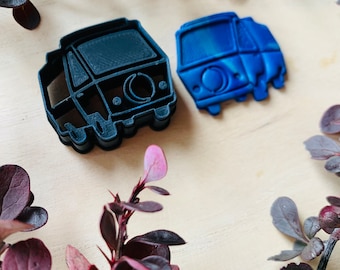 Vintage Cartoon Style Van Sharp Clay Cutter