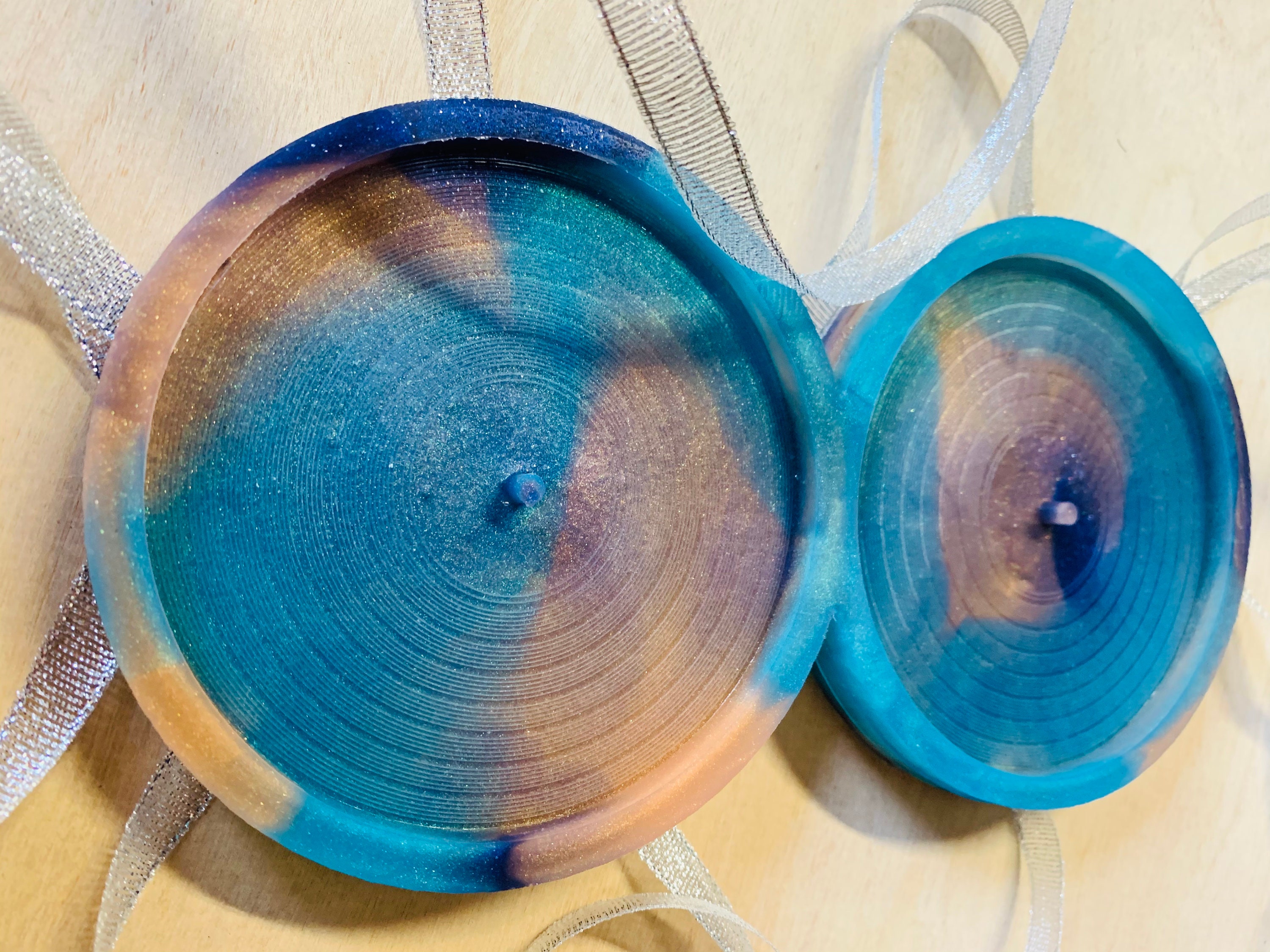 Double 4 Vinyl Record Flat Silicone Mold for Coasters Etsy