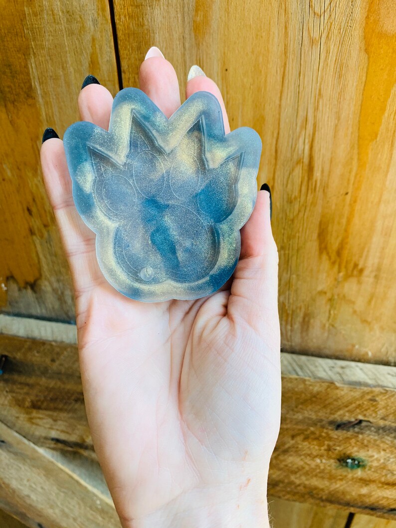 3 Self Defense Kitty Cat Claw Paw Keychain Mold Etsy