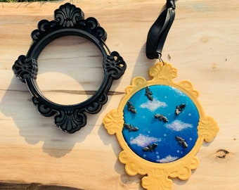 Wall Hanging Filigree Circle Frame Sharp Clay Cutter