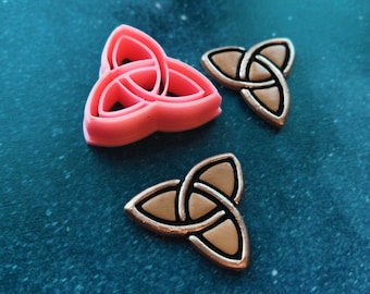 Triquetra Trinity Knot Sharp Clay Cutter