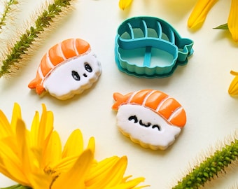Nigiri Sushi - Embossed Sharp Clay Cutter