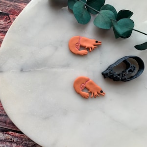 Detailed Little Shrimp Sharp Clay Cutter