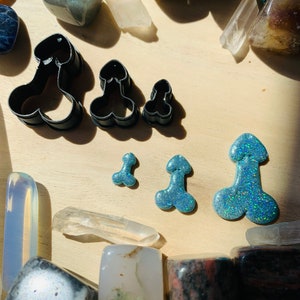 Perfect Peen Party Pack - Small Dicks in 3 Sizes - Embossed Sharp Clay Cutter
