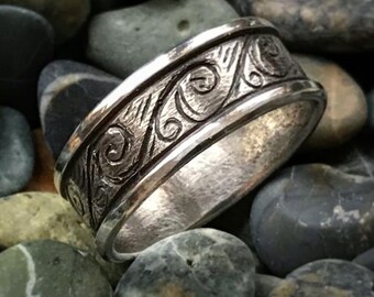 size 9.5 sterling silver ring Rimbaud