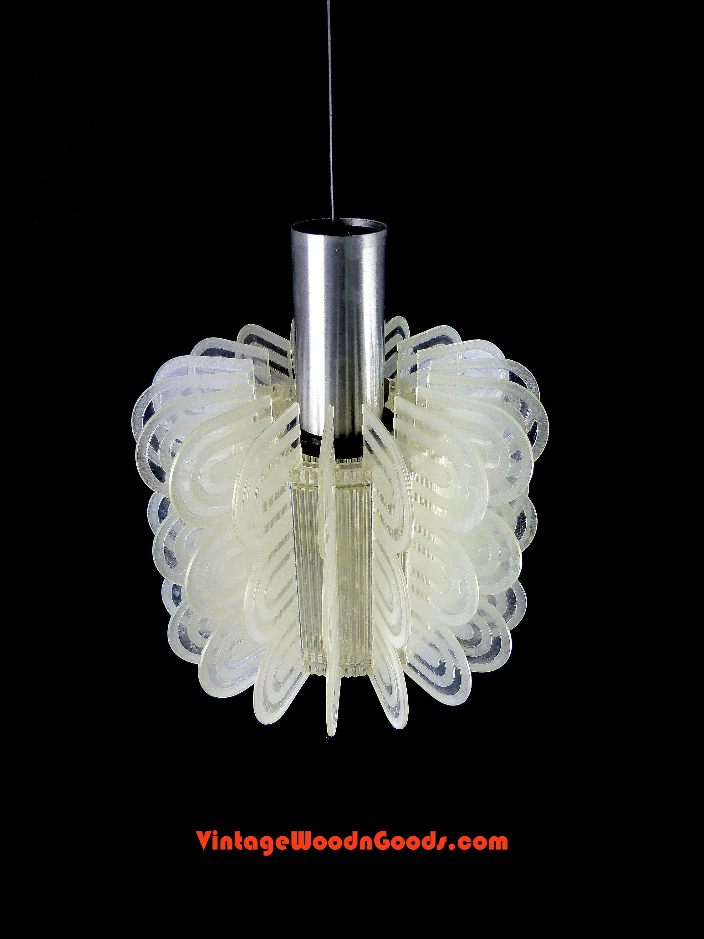 Psychedelic 1960s Space Age Pendant Lamp Vintage Ceiling Light