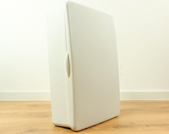 White 60s Midcentury Medicine Cabinet by KSR West Germany