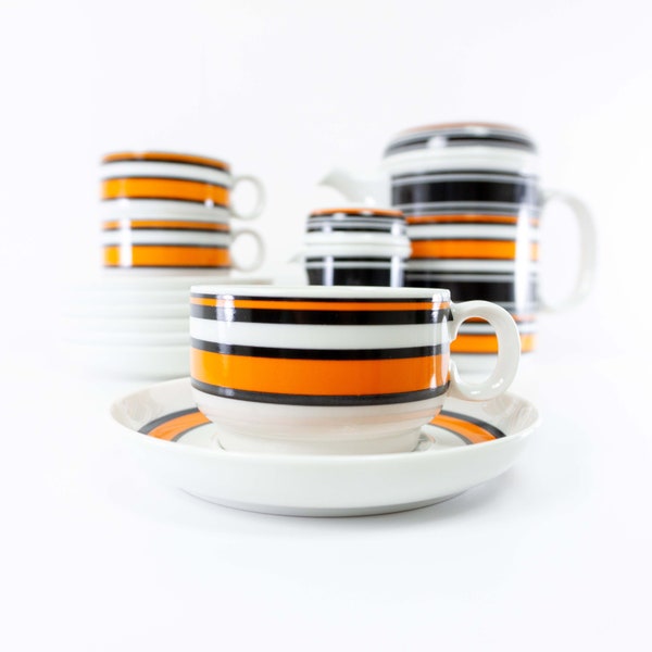 Vaisselle en porcelaine des années 1970 THOMAS 'SCANDIC' CUP, design par Hertha Bengtson