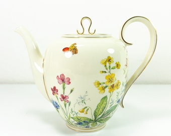 Rare 1950s Krautheim Berolina "Wiesengrund und Bergeshöh'n" TABLEWARE, coffee pot