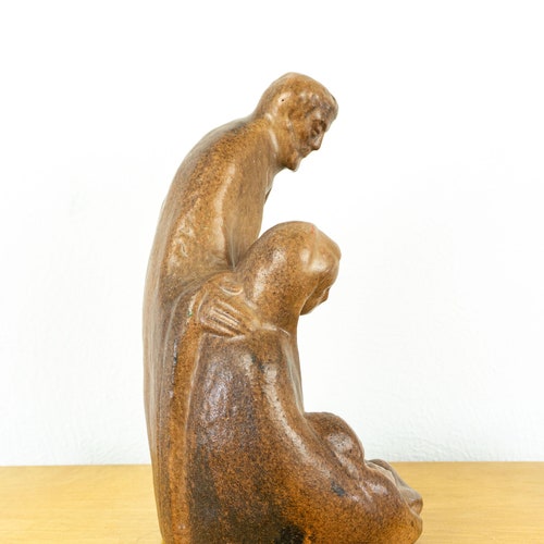 Free Shipping! Vintage ceramic statue shops THE HOLY FAMILY from 1960s
