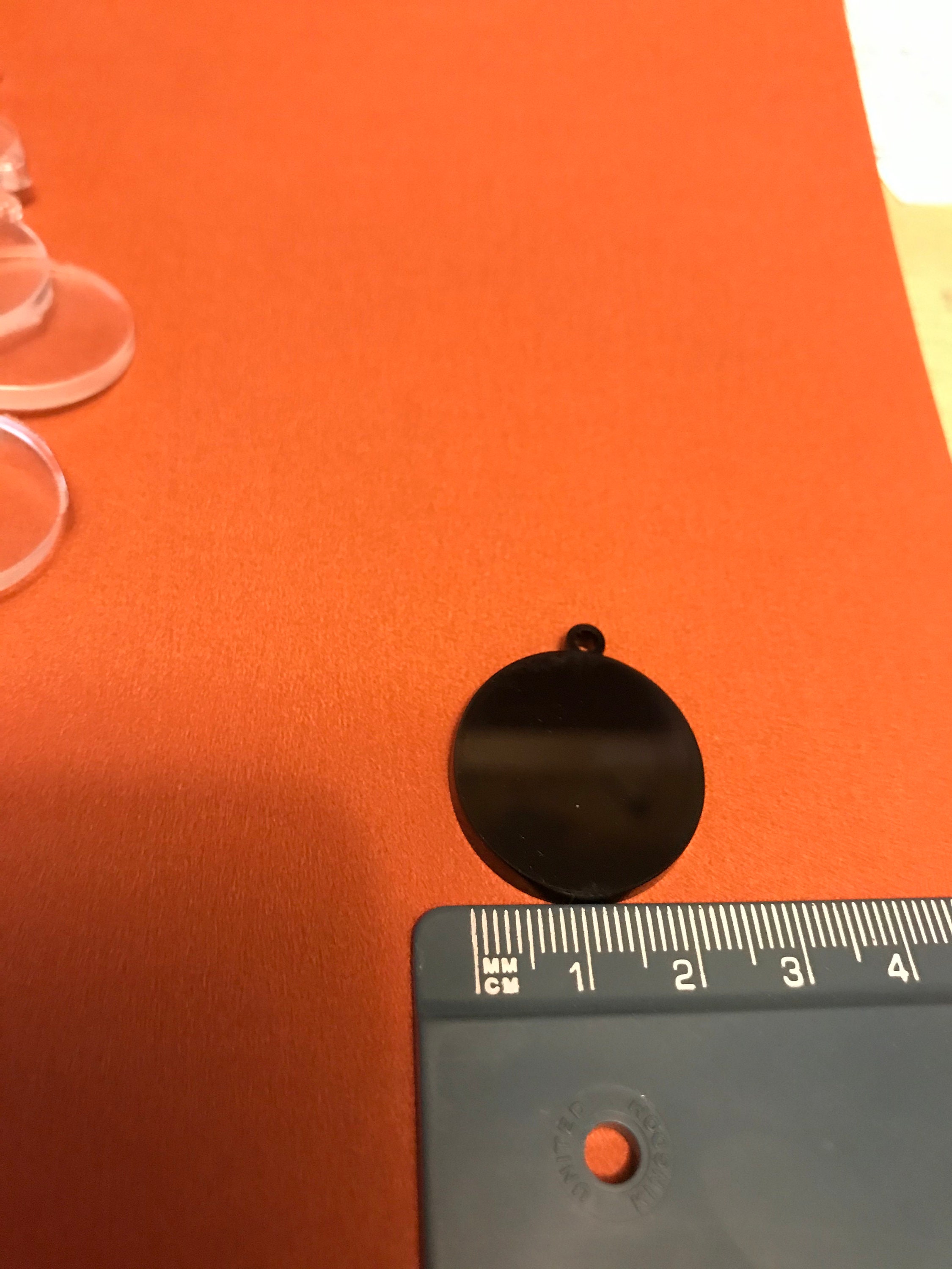 Pk 10 Various Sized Laser Cut Plastic Price Tag Acrylic Discs Etsy