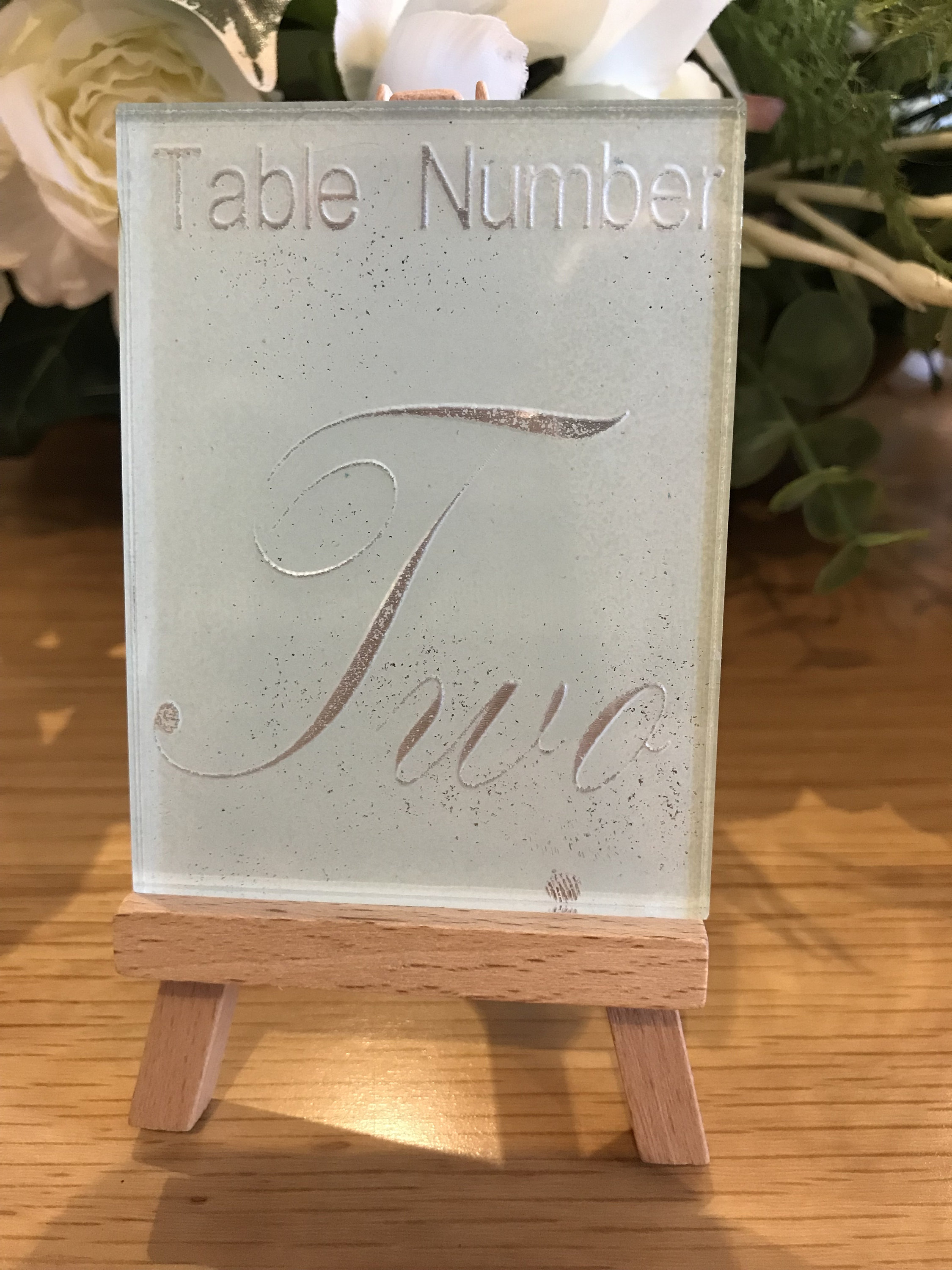 Acrylic Table Numbers Perspex Table numbers Table Numbers Etsy