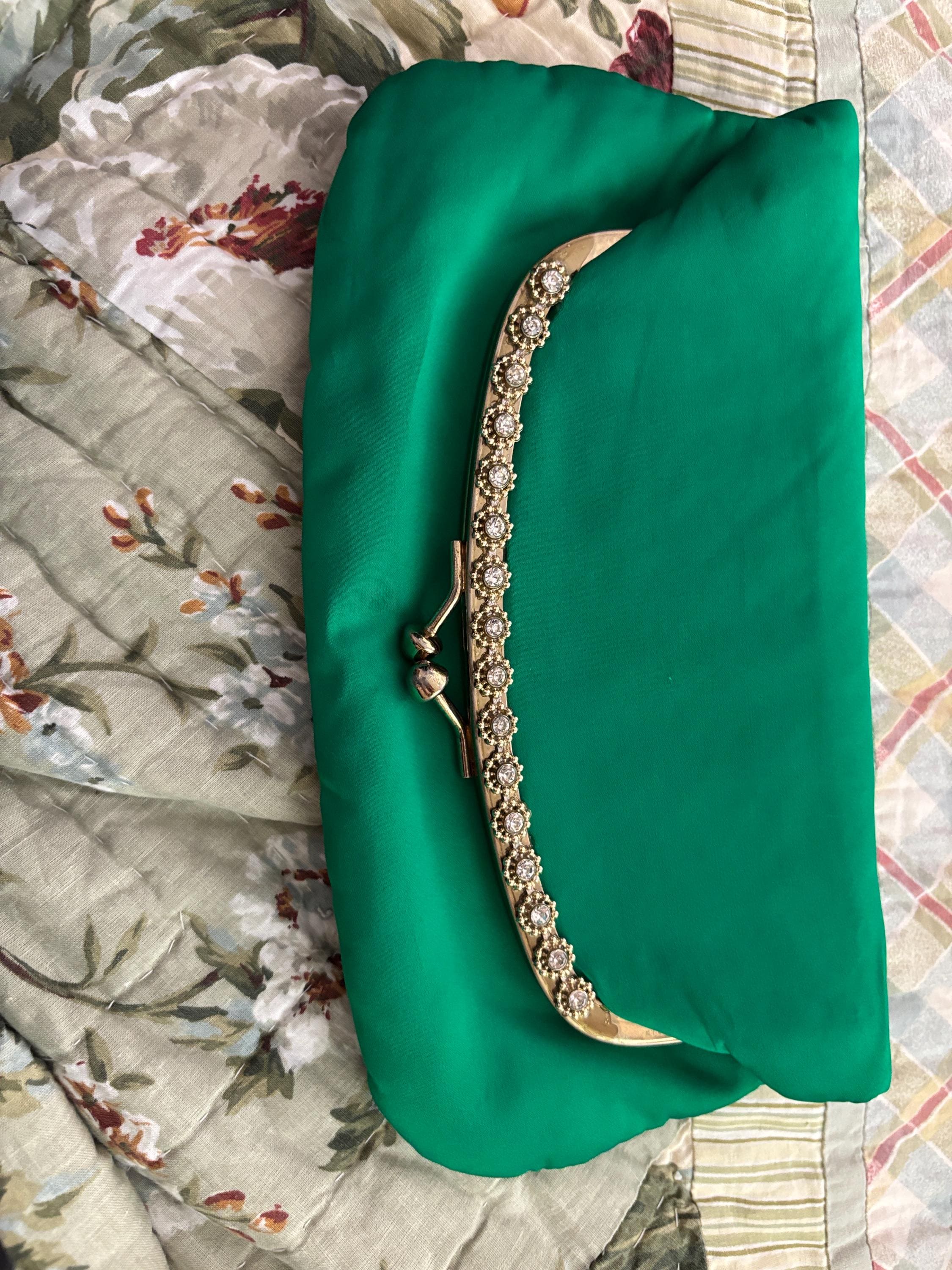 Emerald Green Clutch - Etsy