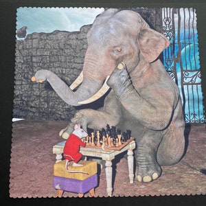 Microfiber cloth, Chess Game, Mouse, Elephant, Whimsical, cleaning cloth, Phone cleaner, lens cleaner, Gift, Free shipping,Mothers Day