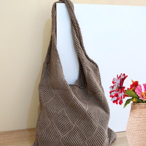 Umhängetasche, Handtaschen, Gehäkelte Tragetasche, Handgemachte Schultertasche, Strandtasche, DamenTasche, Supermarkttasche, Geschenk für Sie
