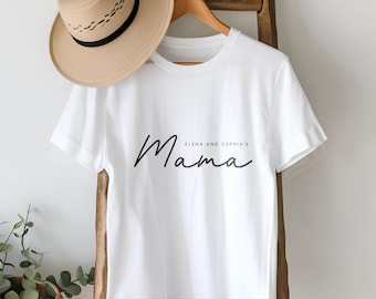 Personalized Mom Shirt, Custom Mama Shirt, Mothers Day Shirt, Gift for Mom, Mother's Day Gift , Mom Shirt, Custom Mom Shirt With Kids Names