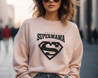 Personalisiertes Mama Shirt, Benutzerdefinierte Mama Shirt, Muttertagsshirt, Geschenk für Mama, Muttertagsgeschenk, Super Mama Shirt, Benutzerdefinierte Mama Shirt Kindernamen