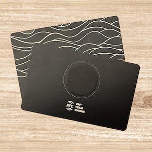 Cartes de visite en métal NFC personnalisées - Contactez vos clients - Aluminium gravé
