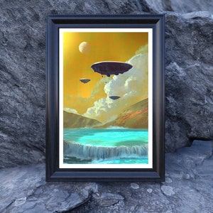 Retro Sci Fi print - vintage sci fi - sci fi poster - sci fi print