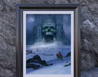 He-Man Print - Castle Grayskull Poster - 80s cartoons art print - 80s gift - Masters of the Universe -Wall poster - nostalgia - 1980s